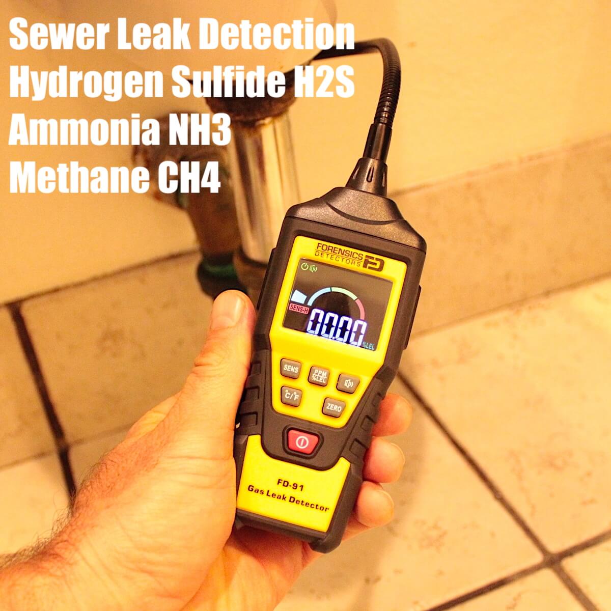 Sewer Gas Bathroom Leak