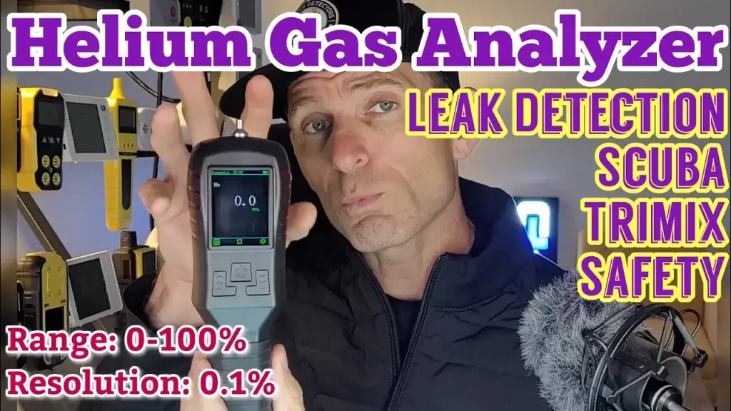 Helium Gas Leak Analyzer